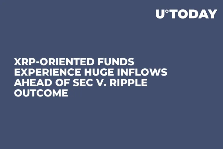 XRP-Oriented Funds Experience Huge Inflows Ahead of SEC v. Ripple Outcome