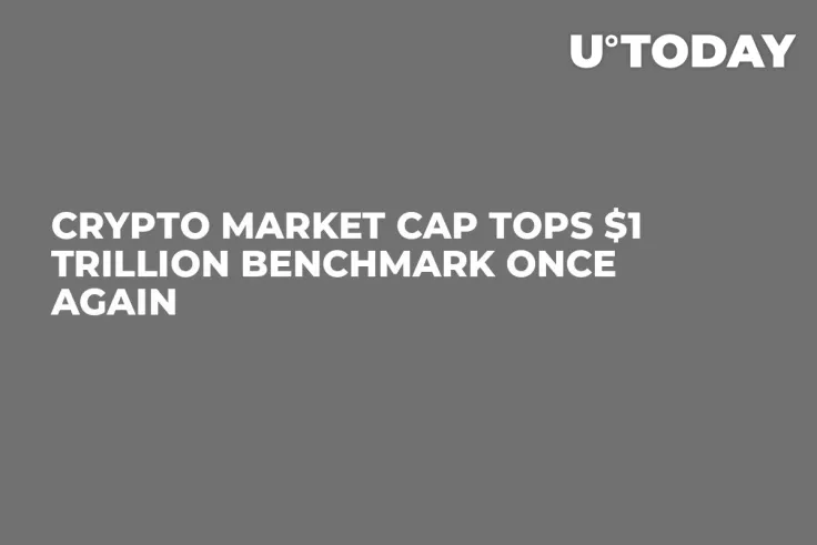 Crypto Market Cap Tops $1 Trillion Benchmark Once Again 