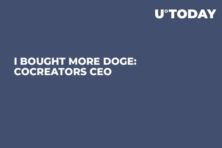 I Bought More Doge: CoCreators CEO