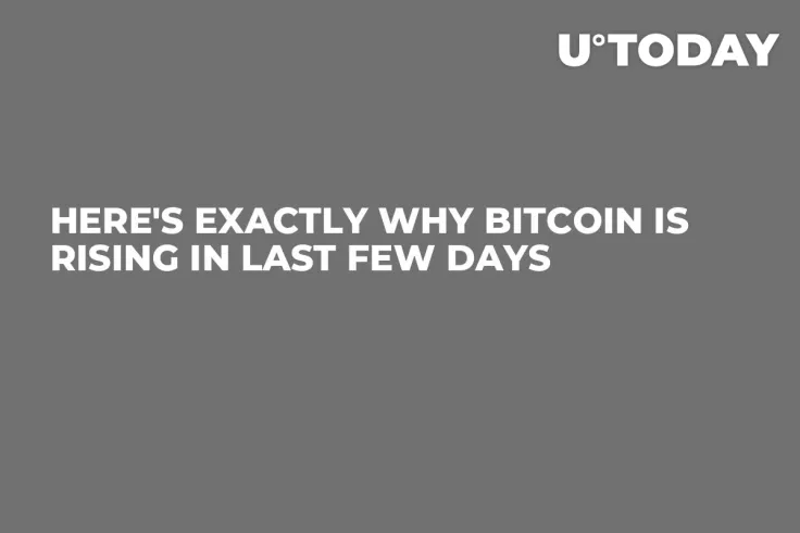 Here's Exactly Why Bitcoin Is Rising in Last Few Days