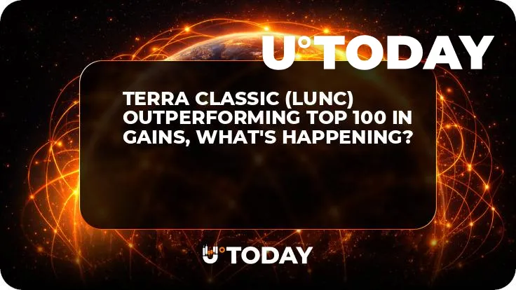 Terra Classic (LUNC) Outperforming Top 100 in Gains, What's Happening?