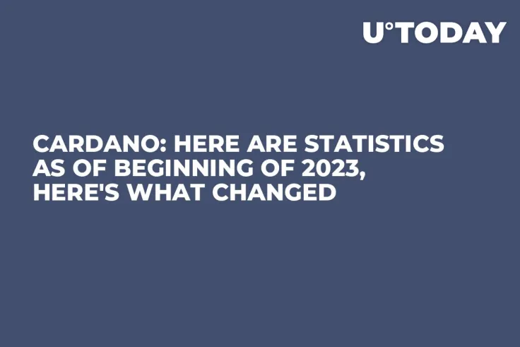Cardano: Here Are Statistics as of Beginning of 2023, Here's What Changed