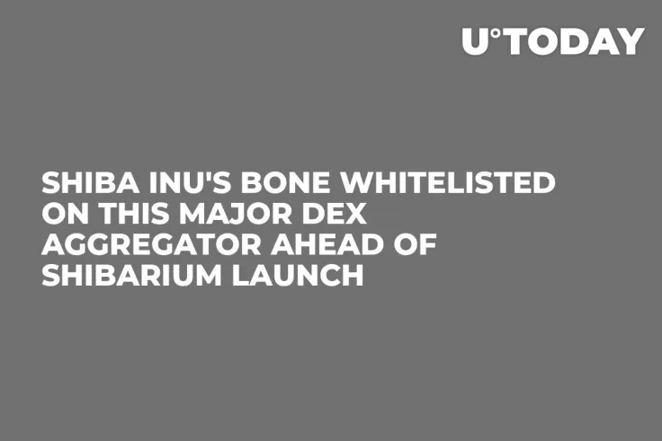Shiba Inu's BONE Whitelisted on This Major DEX Aggregator Ahead of Shibarium Launch