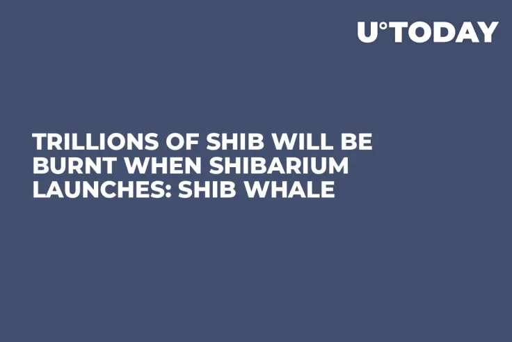 Trillions of SHIB Will Be Burnt When Shibarium Launches: SHIB Whale