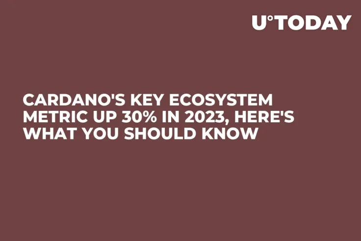 Cardano's Key Ecosystem Metric up 30% in 2023, Here's What You Should Know