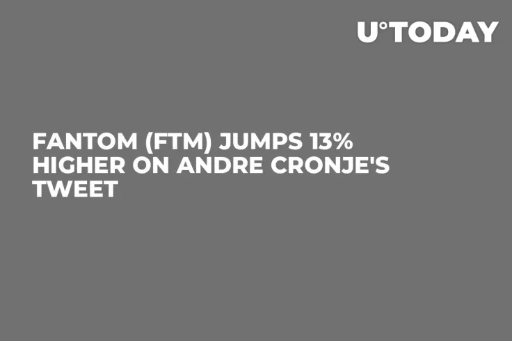 Fantom (FTM) Jumps 13% Higher on Andre Cronje's Tweet