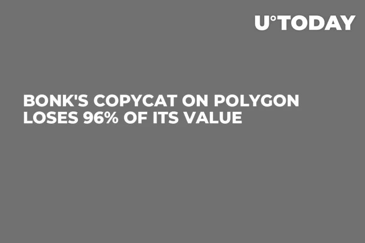 BONK's Copycat on Polygon Loses 96% of Its Value