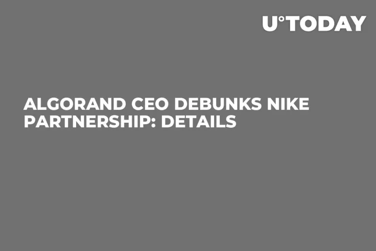 Algorand CEO Debunks Nike Partnership: Details