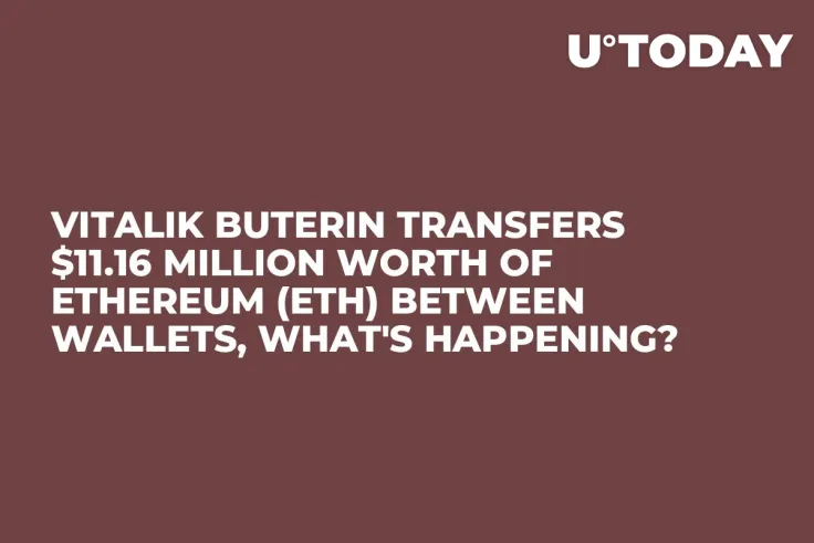 Vitalik Buterin Transfers $11.16 Million Worth of Ethereum (ETH) Between Wallets, What's Happening?