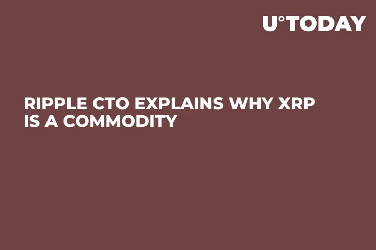 Ripple CTO Explains Why XRP Is a Commodity