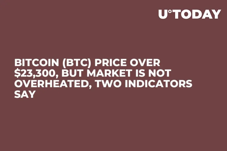 Bitcoin (BTC) Price Over $23,300, but Market Is Not Overheated, Two Indicators Say