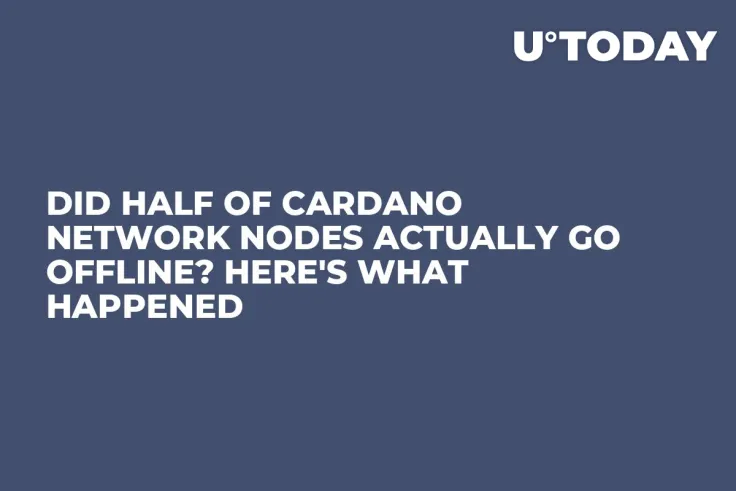 Did Half of Cardano Network Nodes Actually Go Offline? Here's What Happened