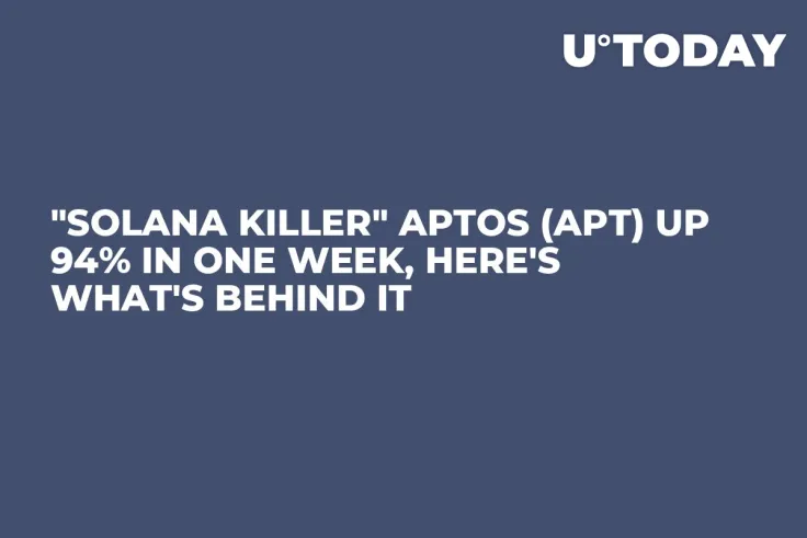 "Solana Killer" Aptos (APT) Up 94% in One Week, Here's What's Behind It