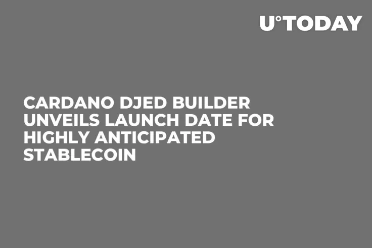Cardano Djed Builder Unveils Launch Date for Highly Anticipated Stablecoin