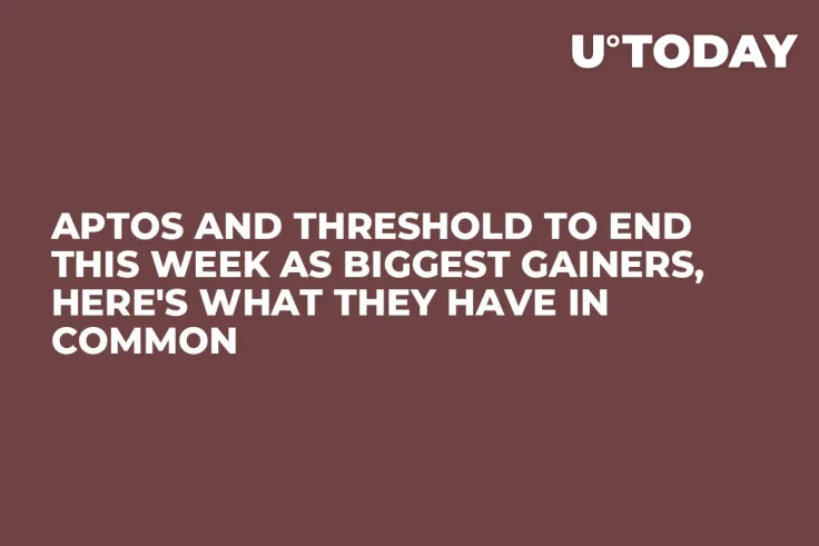 Aptos and Threshold to End This Week as Biggest Gainers, Here's What They Have in Common