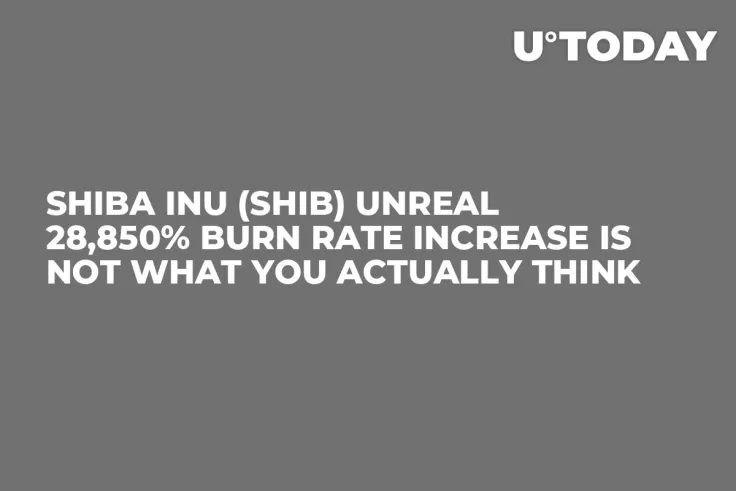 Shiba Inu (SHIB) Unreal 28,850% Burn Rate Increase Is Not What You Actually Think
