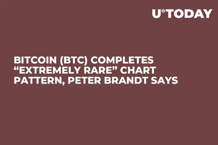 Bitcoin (BTC) Completes “Extremely Rare” Chart Pattern, Peter Brandt Says