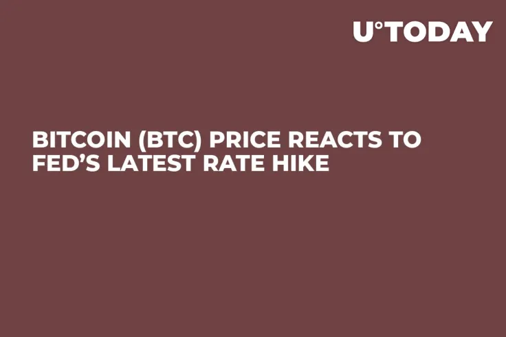 Bitcoin (BTC) Price Reacts to Fed’s Latest Rate Hike