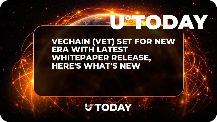 VeChain (VET) Set for New Era With Latest Whitepaper Release, Here's What's New
