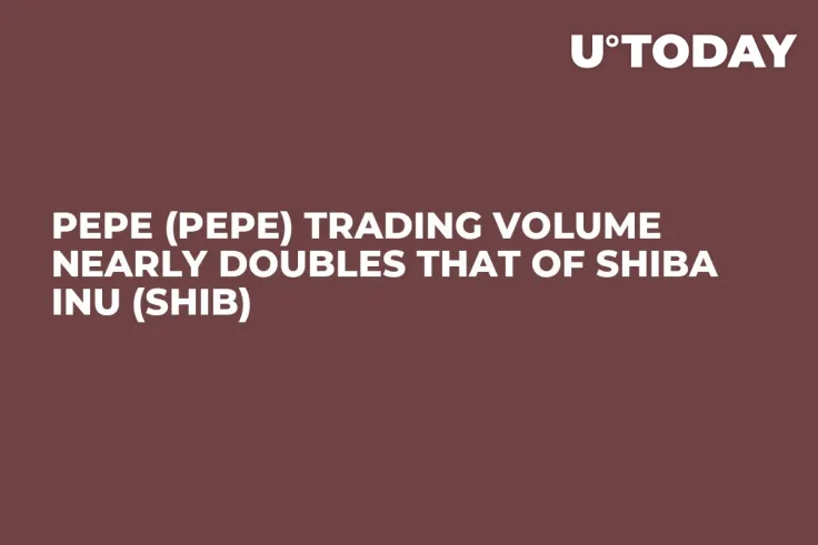 Pepe (PEPE) Trading Volume Nearly Doubles That of Shiba Inu (SHIB)