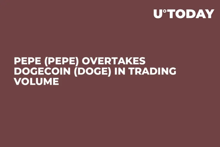 Pepe (PEPE) Overtakes Dogecoin (DOGE) in Trading Volume