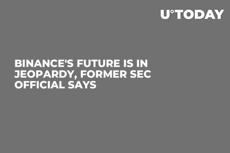 Binance's Future Is in Jeopardy, Former SEC Official Says