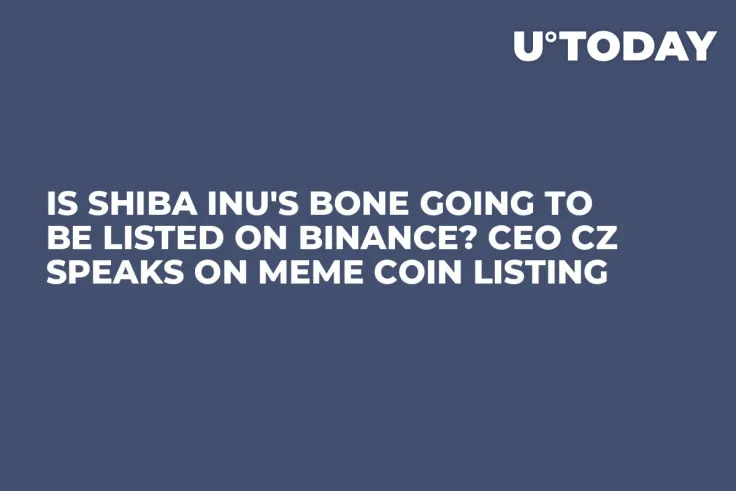 Is Shiba Inu's BONE Going to Be Listed on Binance? CEO CZ Speaks on Meme Coin Listing