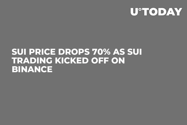 SUI Price Drops 70% as SUI Trading Kicked off on Binance