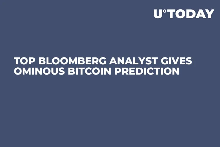 Top Bloomberg Analyst Gives Ominous Bitcoin Prediction