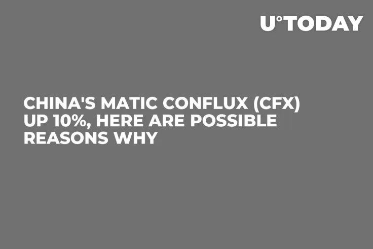 China's MATIC Conflux (CFX) up 10%, Here Are Possible Reasons Why