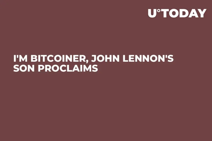 I'm Bitcoiner, John Lennon's Son Proclaims