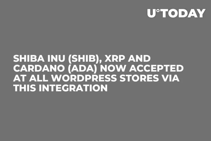 Shiba Inu (SHIB), XRP and Cardano (ADA) Now Accepted at All WordPress Stores via This Integration