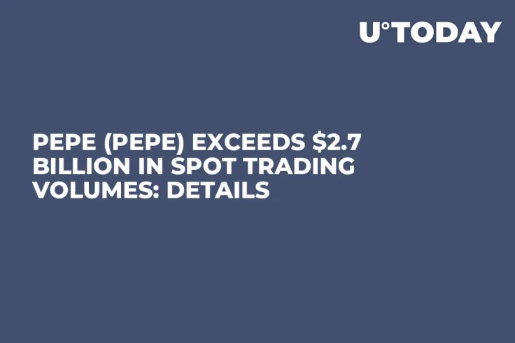 Pepe (PEPE) Exceeds $2.7 Billion in Spot Trading Volumes: Details
