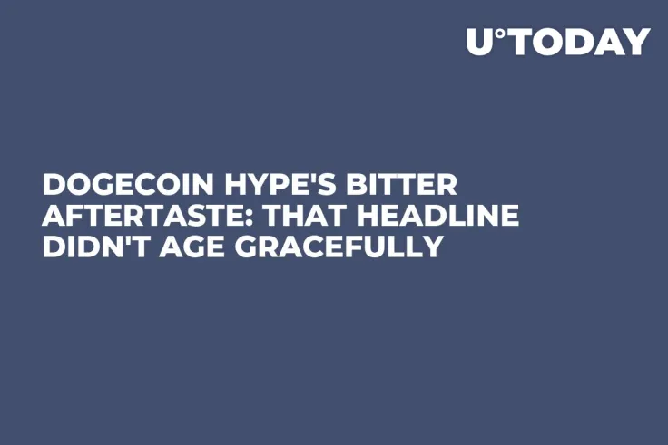 Dogecoin Hype's Bitter Aftertaste: That Headline Didn't Age Gracefully 