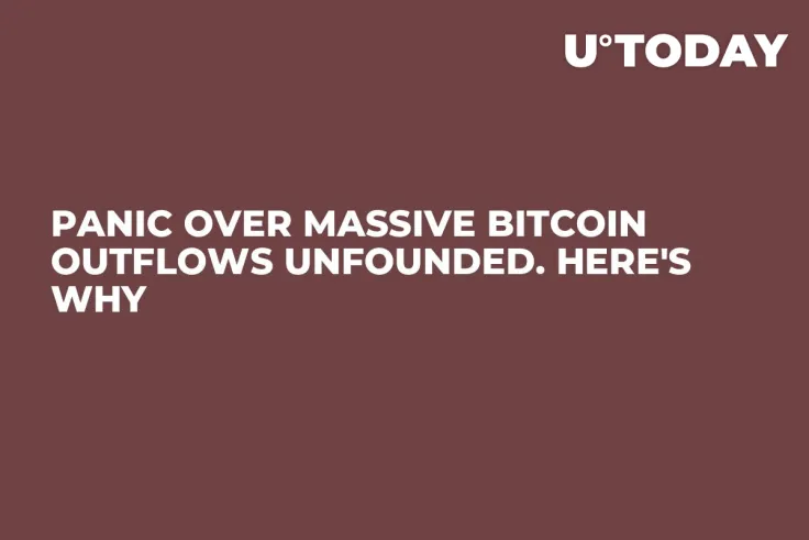 Panic Over Massive Bitcoin Outflows Unfounded. Here's Why