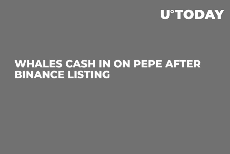 Whales Cash in on Pepe After Binance Listing