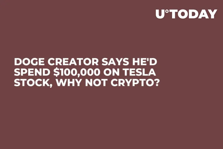 DOGE Creator Says He'd Spend $100,000 on Tesla Stock, Why Not Crypto?