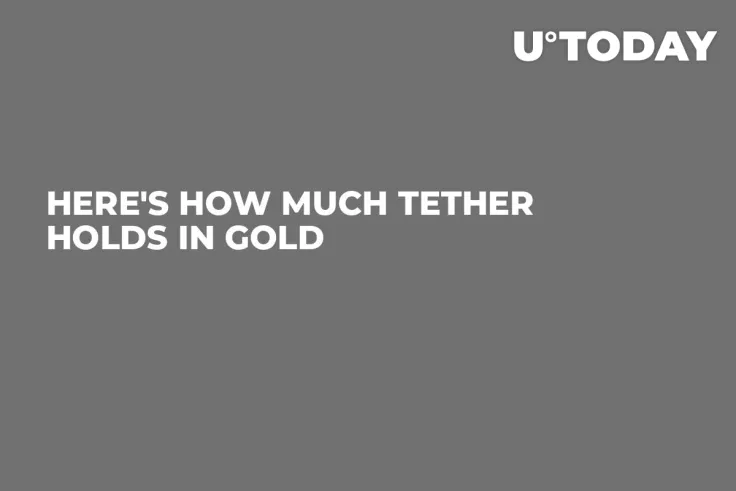 Here's How Much Tether Holds in Gold