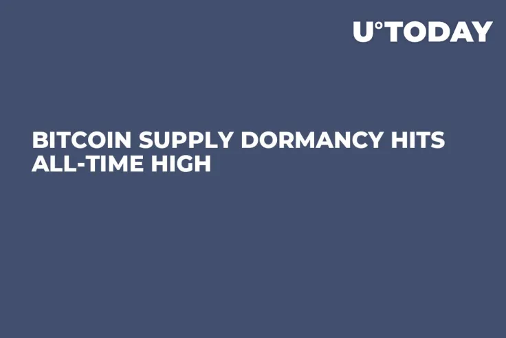 Bitcoin Supply Dormancy Hits All-Time High