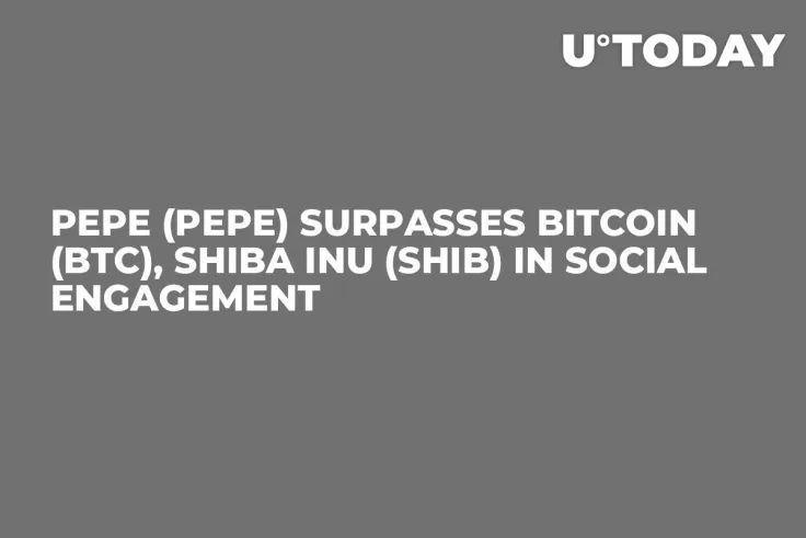 Pepe (PEPE) Surpasses Bitcoin (BTC), Shiba Inu (SHIB) in Social Engagement