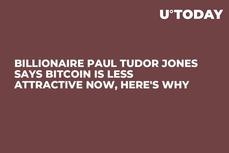 Billionaire Paul Tudor Jones Says Bitcoin Is Less Attractive Now, Here's Why