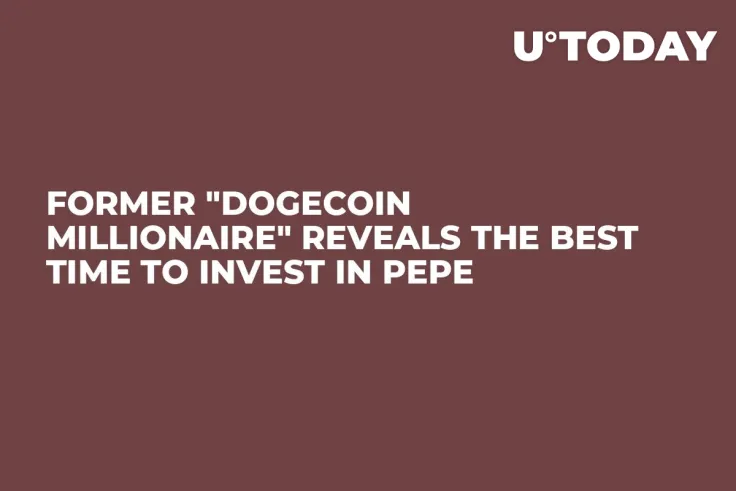 Former "Dogecoin Millionaire" Reveals the Best Time to Invest in Pepe