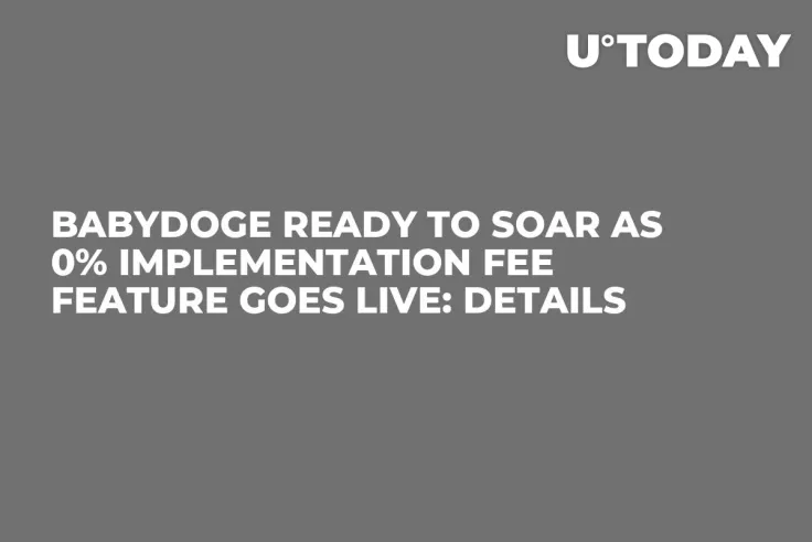 BabyDoge Ready to Soar as 0% Implementation Fee Feature Goes Live: Details