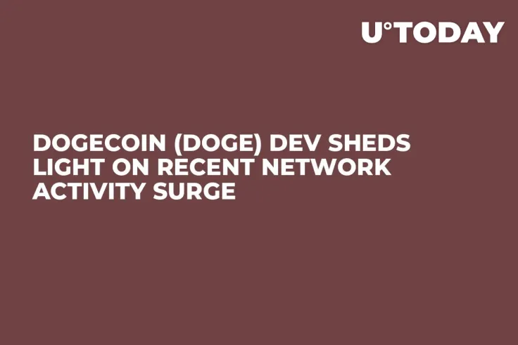 Dogecoin (DOGE) Dev Sheds Light on Recent Network Activity Surge