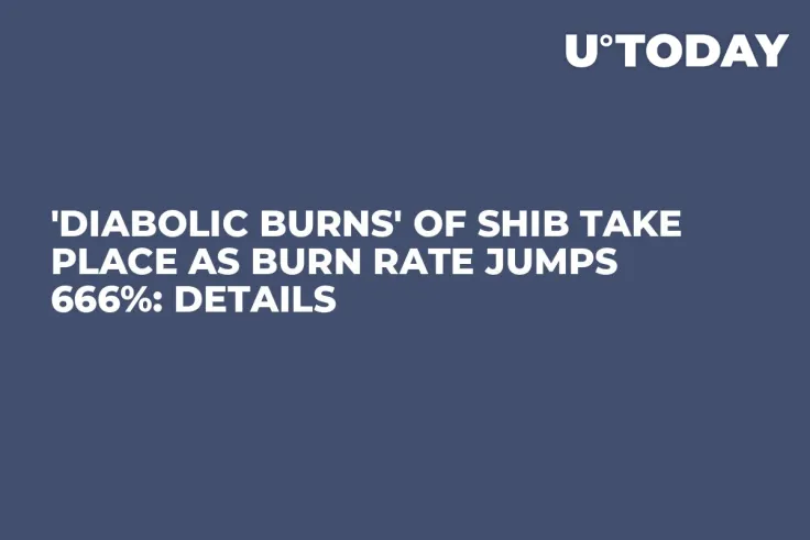 'Diabolic Burns' of SHIB Take Place as Burn Rate Jumps 666%: Details