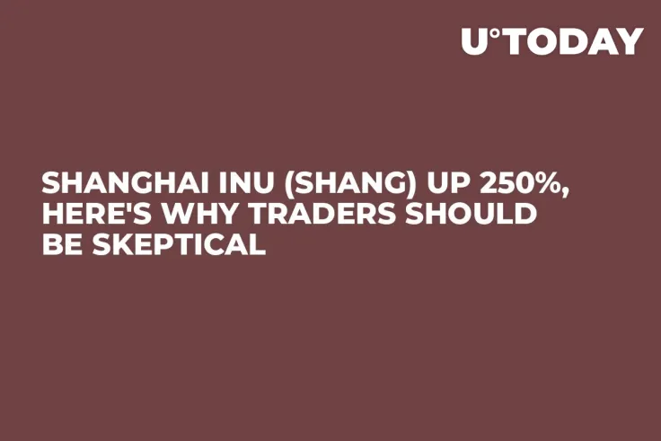 Shanghai Inu (SHANG) up 250%, Here's Why Traders Should Be Skeptical