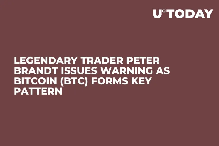 Legendary Trader Peter Brandt Issues Warning as Bitcoin (BTC) Forms Key Pattern