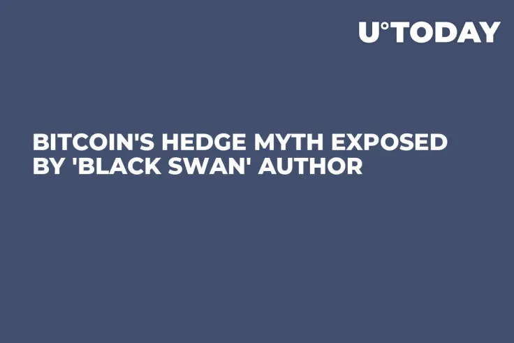 Bitcoin's Hedge Myth Exposed by 'Black Swan' Author