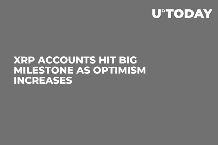 XRP Accounts Hit Big Milestone as Optimism Increases