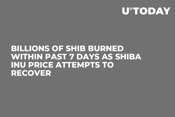 Billions of SHIB Burned Within Past 7 Days As Shiba Inu Price Attempts to Recover